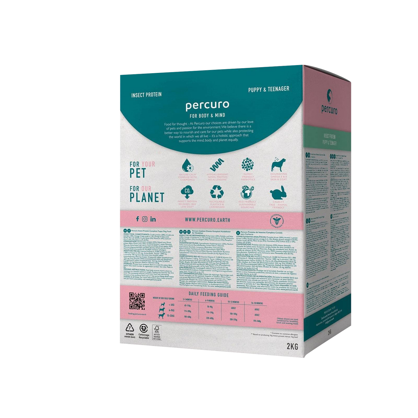 Puppy Small/Medium Breed Dry Dog Food 2KG (EXPIRY: Jan. 25, 2025)